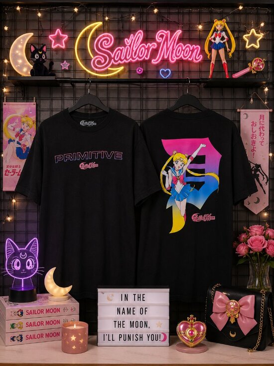 Toei Animation Other - RARE Deadstock Primitive x Sailor Moon Graphic Tee